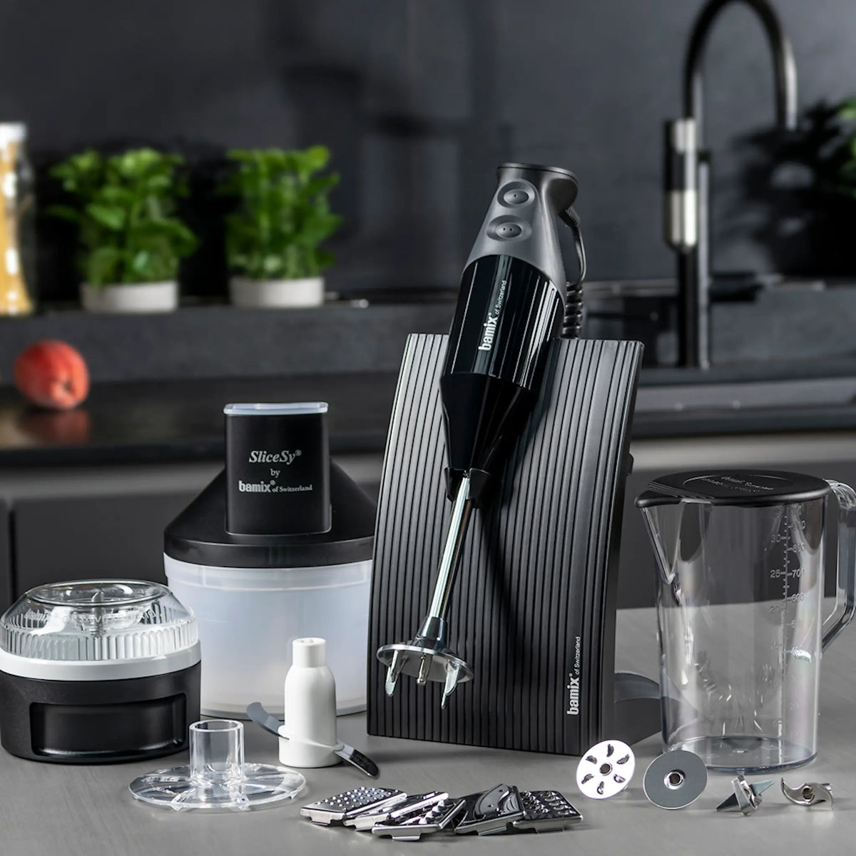 Bamix Stavmixer Swissline Superbox 200 w Svart