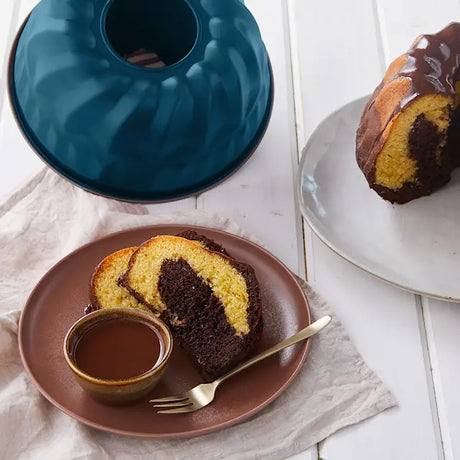 Guardini Xbake Sockerkaksform med mönster 25 cm Blå