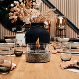 Tenderflame Café 18 bordslykta 19 cm Earth Stone