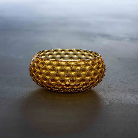 Klimchi Hobnail skål 23 cm amber