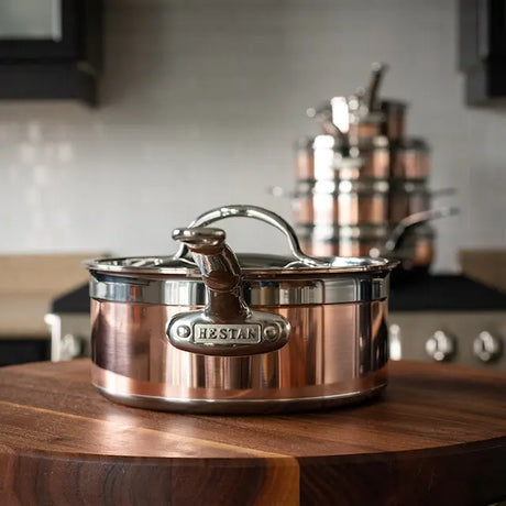 Hestan Copperbond gryta med lock 1,9 L Koppar