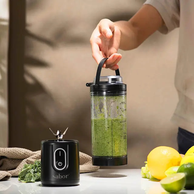 Sabor Select trådlös blender 0,4 L svart/klar