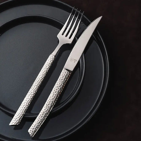 Vargen & Thor Lava bestickset 8 delar silver