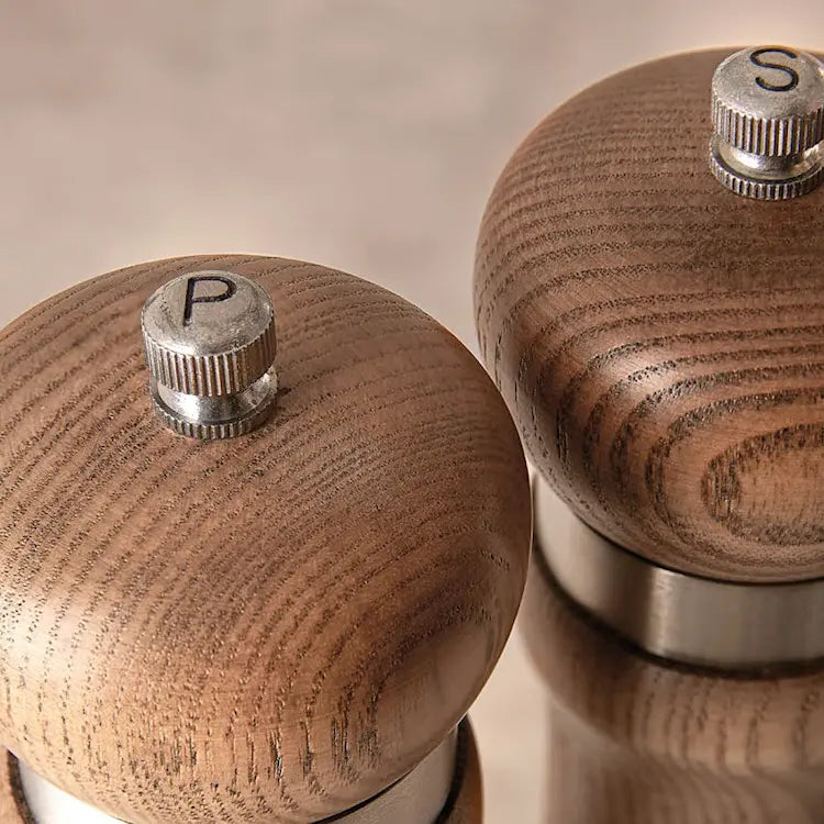 Barbary&Oak Hoxton Salt- & Pepparkvarn 19 cm Askträ