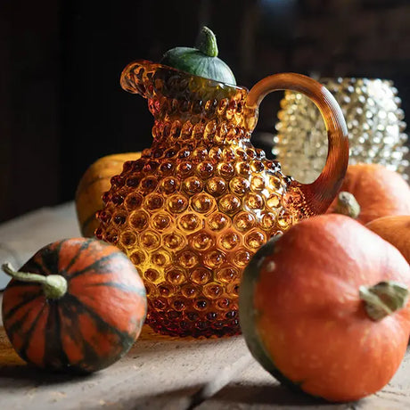 Klimchi Hobnail karaff 1 l amber