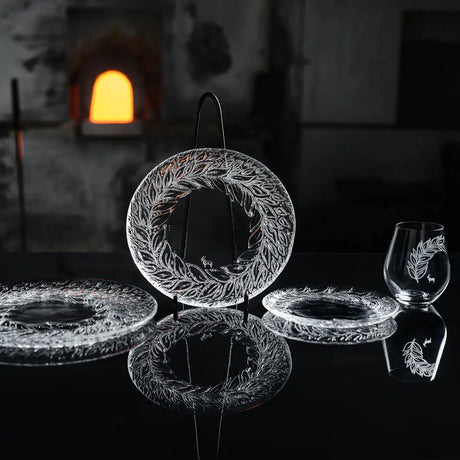 Magnor Goat tallrik i glas 24 cm klar