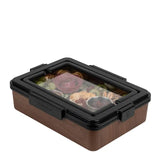 Platterbox Matlåda isolerad med kylning 5,5 L Walnut