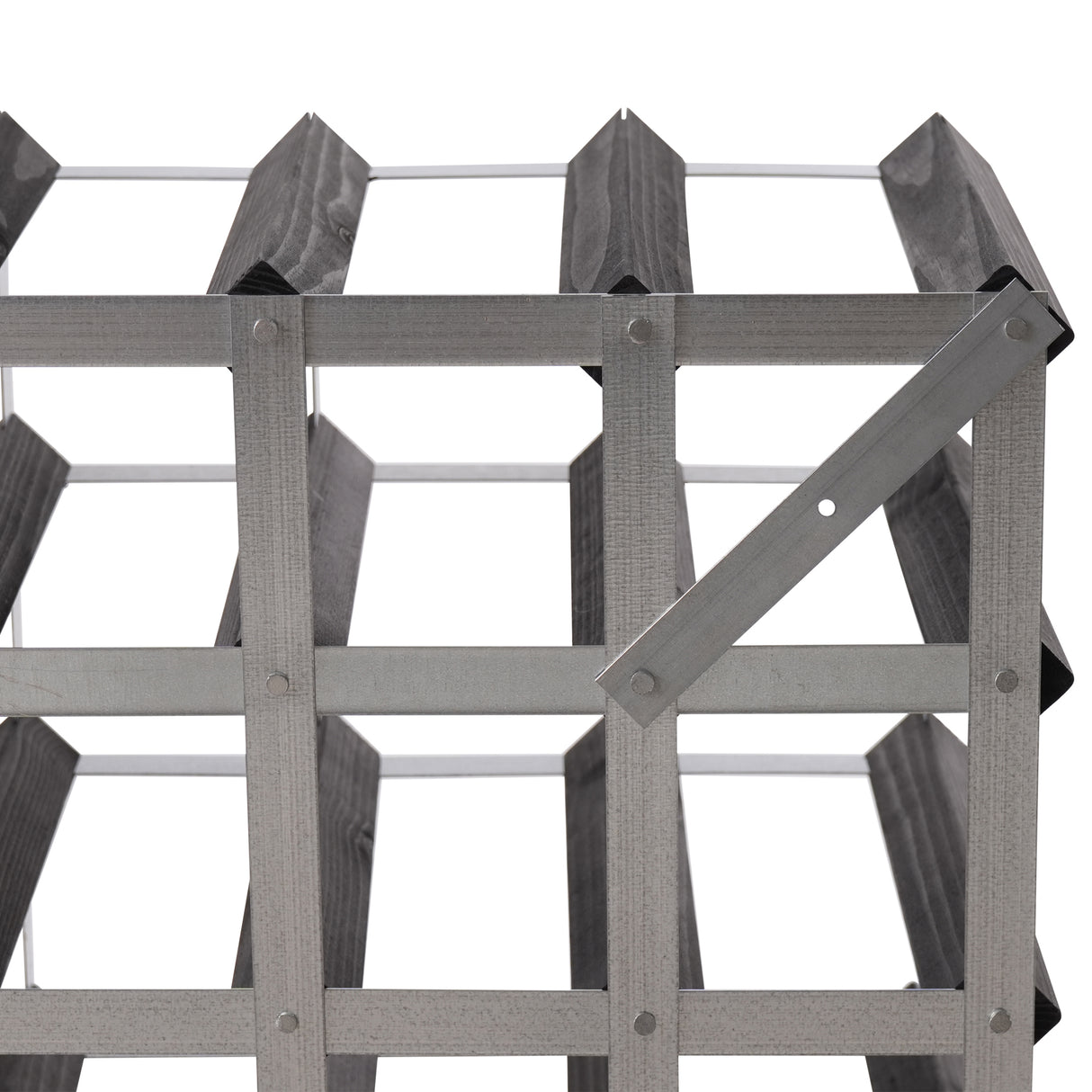 Traditional Wine Rack Vinställ Black 90 flaskor