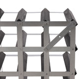 Traditional Wine Rack Vinställ Black 90 flaskor