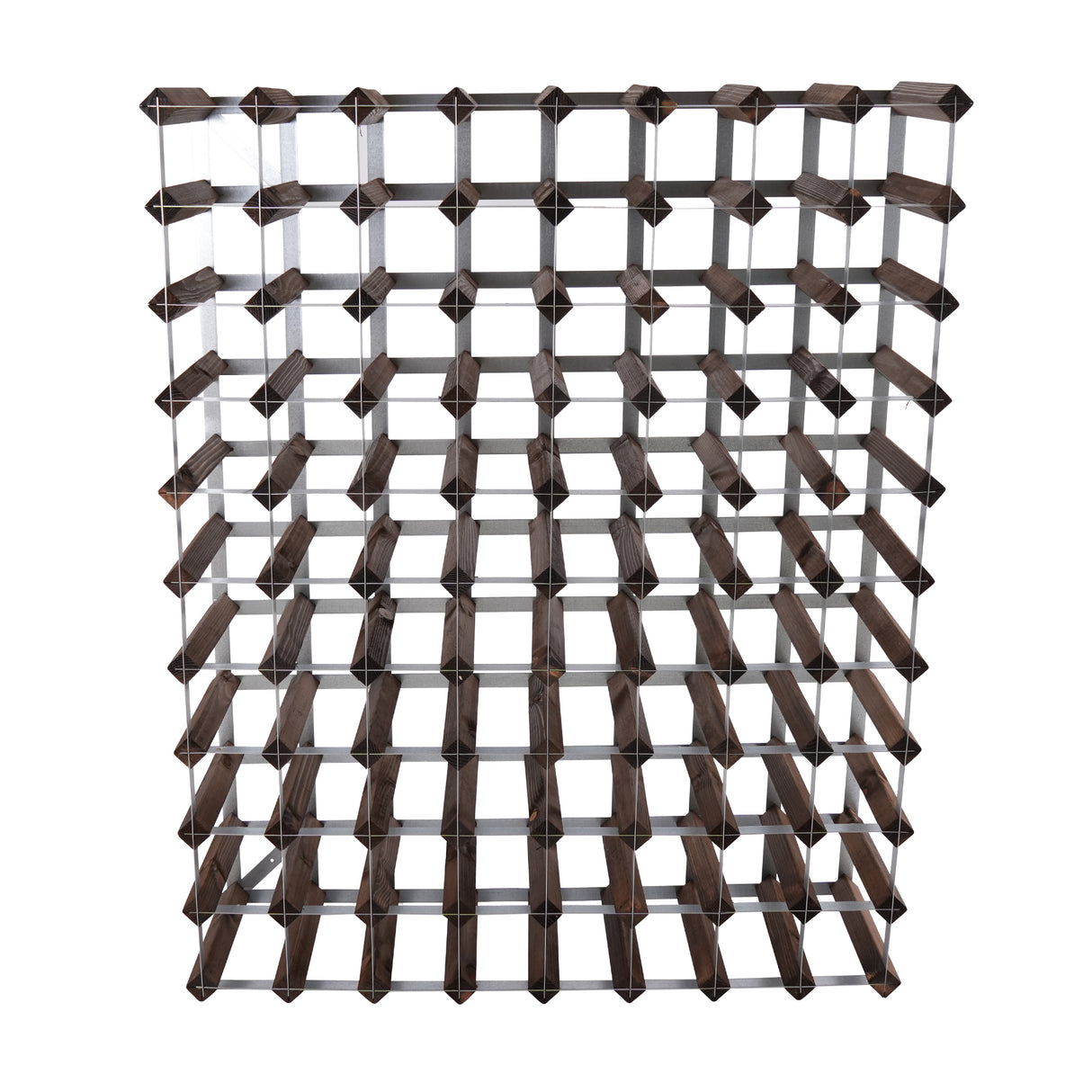 Traditional Wine Rack Vinställ Dark Oak 90 flaskor
