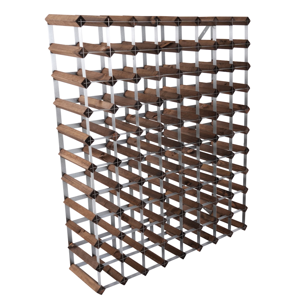Traditional Wine Rack Vinställ Dark Oak 90 flaskor