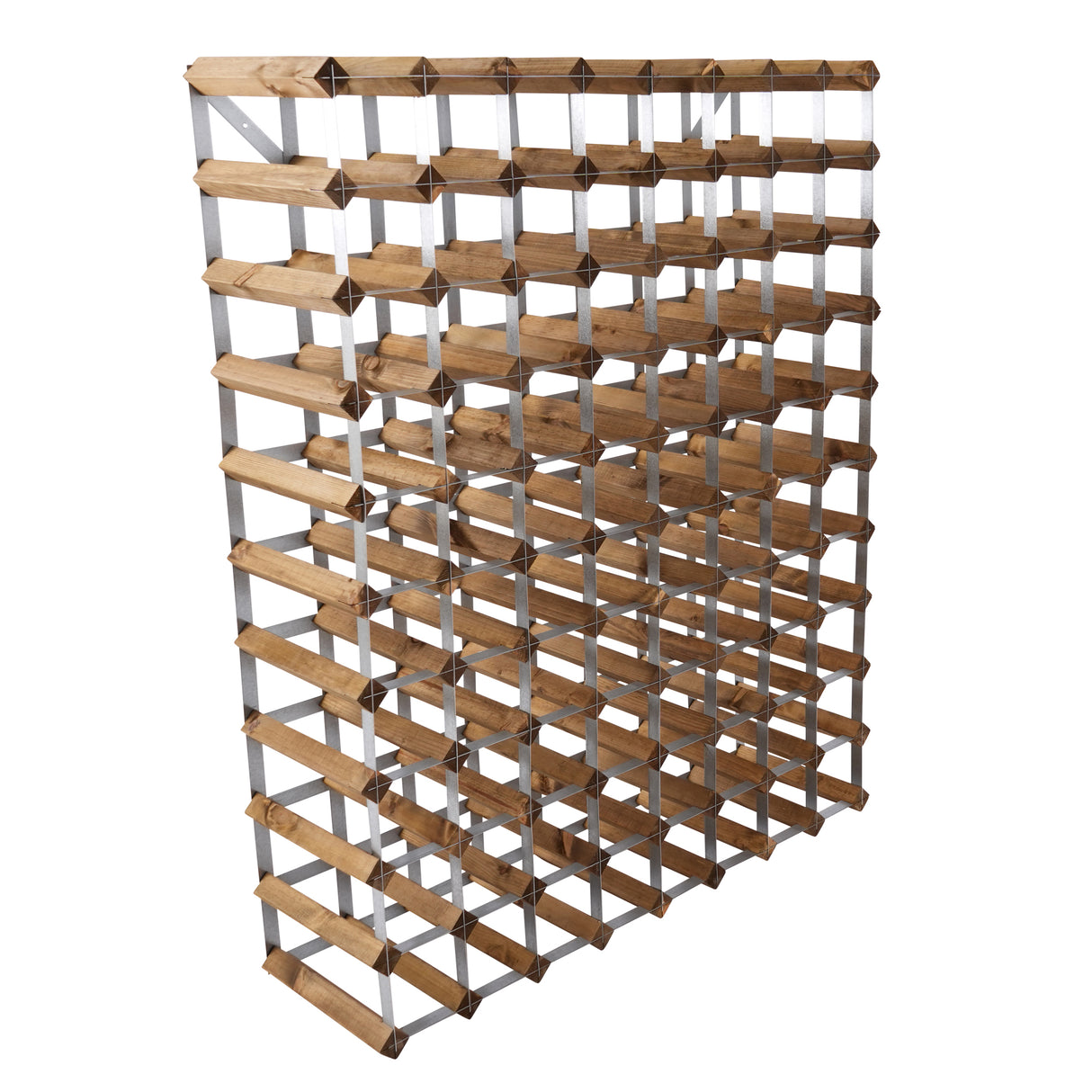Traditional Wine Rack Vinställ Light Oak 90 flaskor