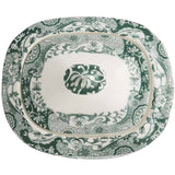 Spode Heritage Green Italian sockerskål med lock 25 cl grön/vit