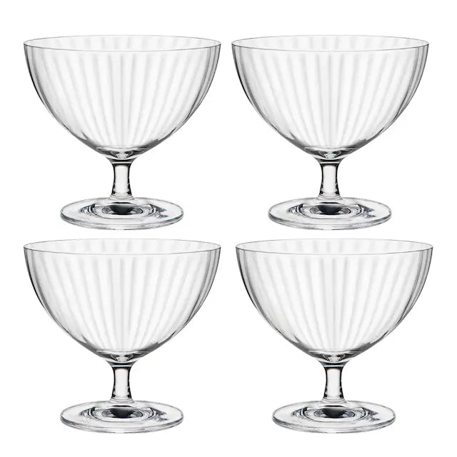 Modern House Timeless skål på fot 42 cl 4-pack klar