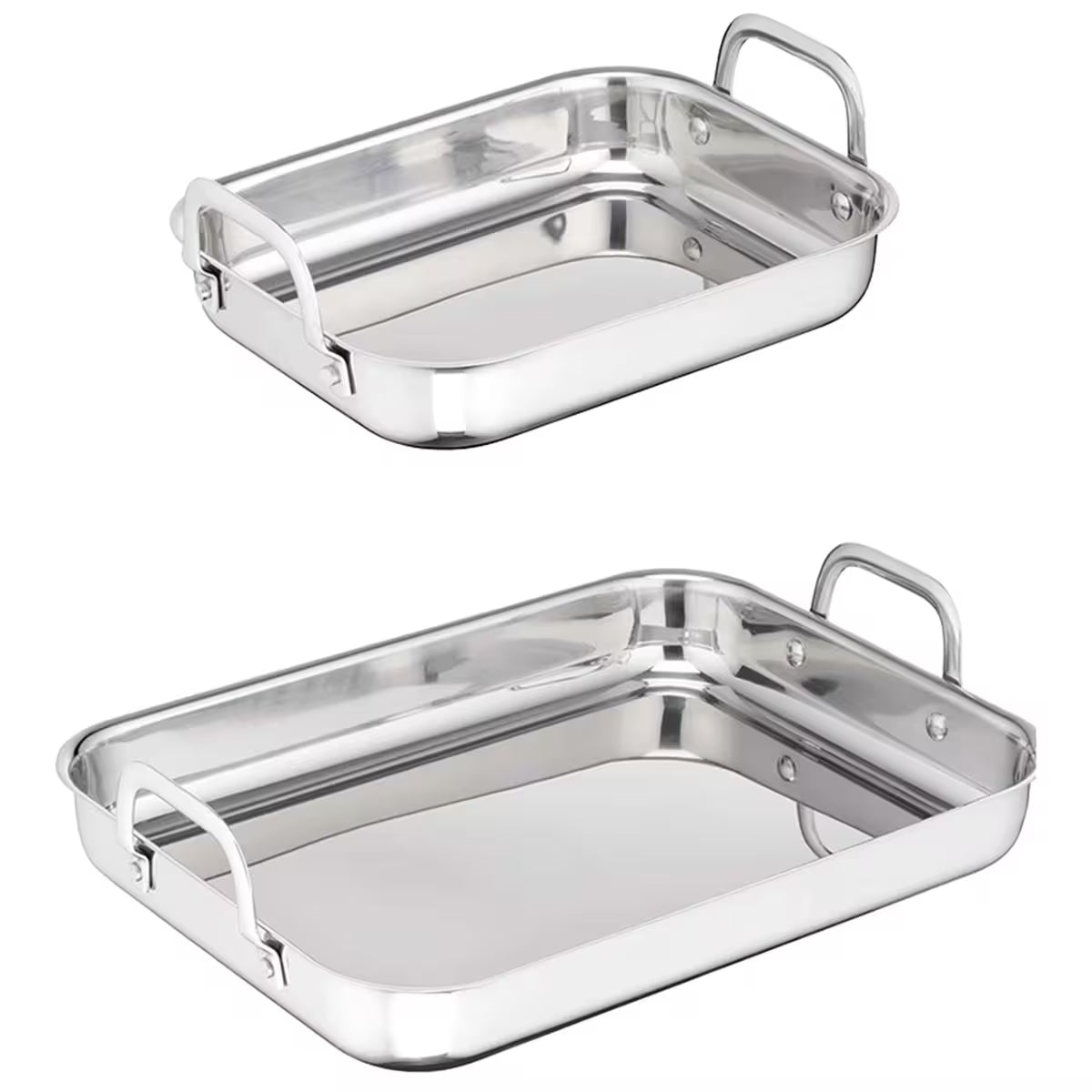 Tefal Emotion ugnsformsset 2 delar rostfritt stål