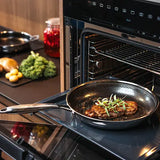 Hâws Santo hybrid stekpanna 3 delar 20+24+28 cm stål/svart