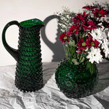 Klimchi Hobnail karaff hög 1 l dark green
