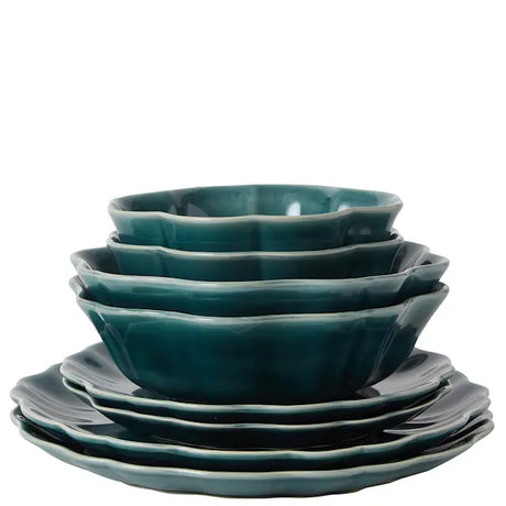 Stiernholm Camelia pastatallrik 21,5 cm turkos