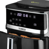 Tower Airfryer med Ångfunktion, 7 L Svart