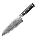 Damaskus By Haws Santokukniv 32 cm svart