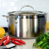 Hestan Probond Gryta med lock 7,6 L Stål