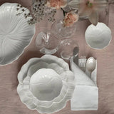 Stiernholm Flora serveringsfat 28x22 cm vit