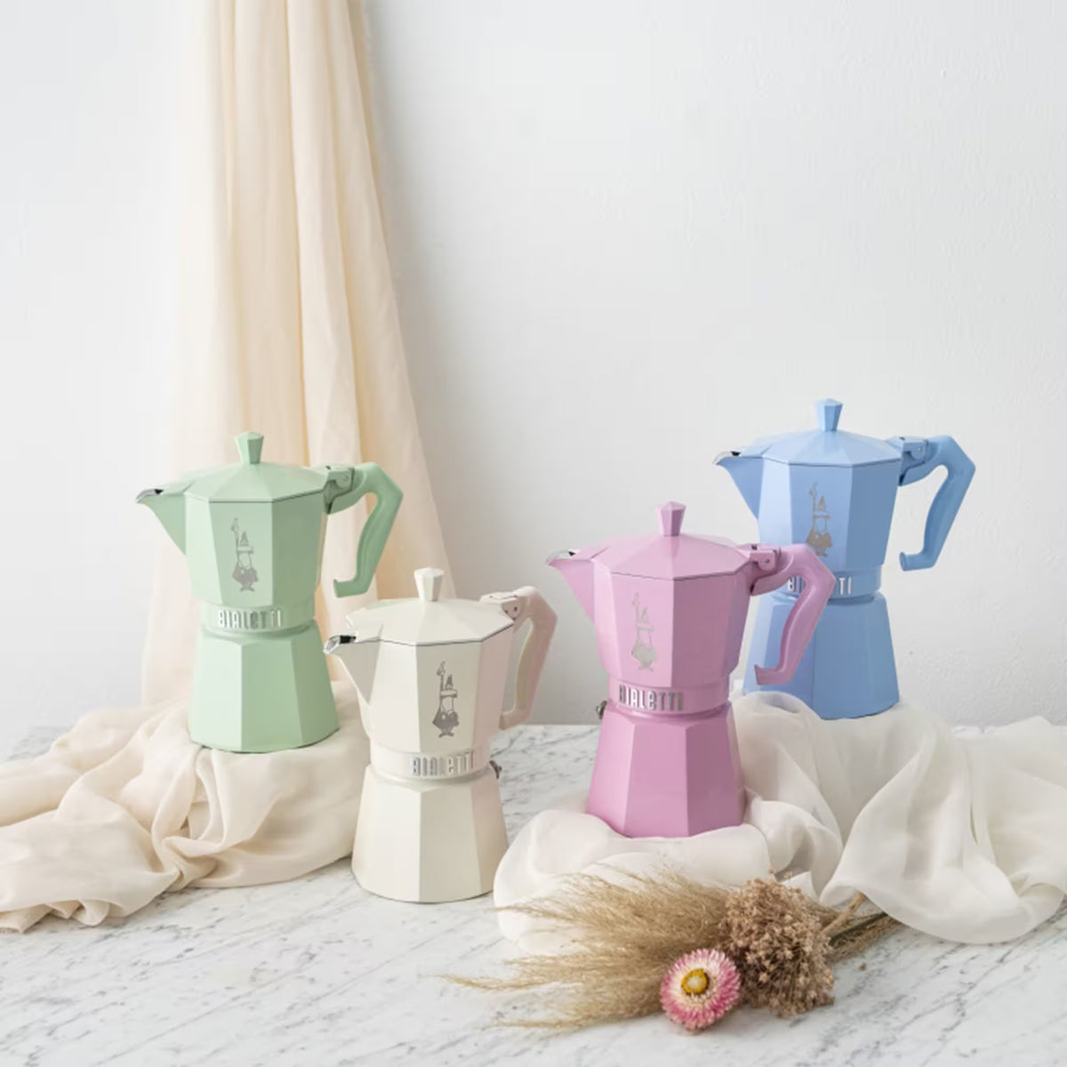 Bialetti Moka Exclusive Mokabryggare 6 koppar Ljusblå