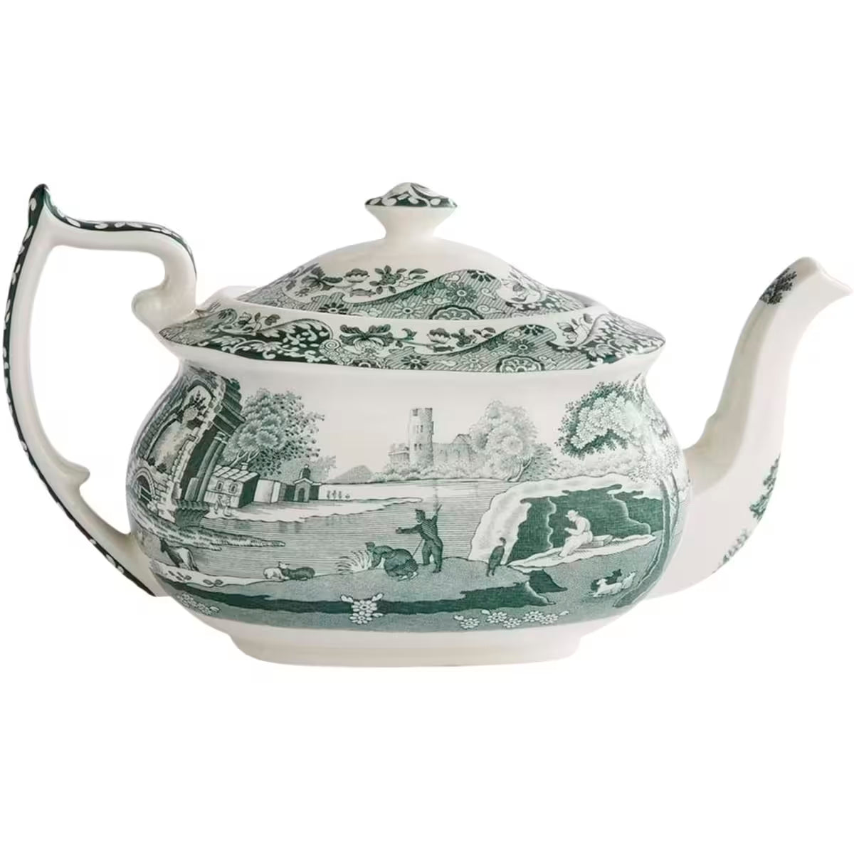 Spode Heritage Green Italian tekanna grön/vit