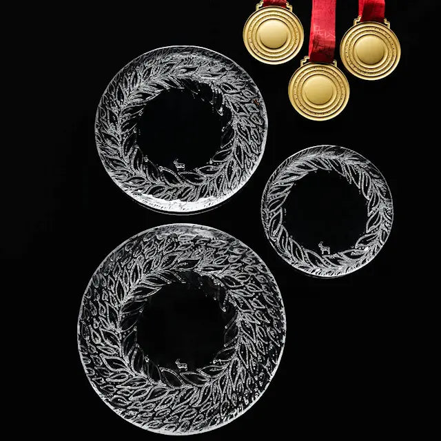 Magnor Goat asiett i glas 18 cm klar