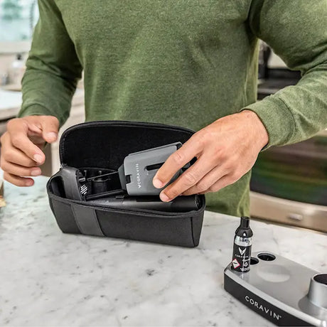 Fodral för Coravin Vinkonserveringssystem Svart