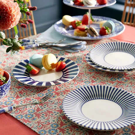 Spode Steccato assiett smalrandig 18 cm
