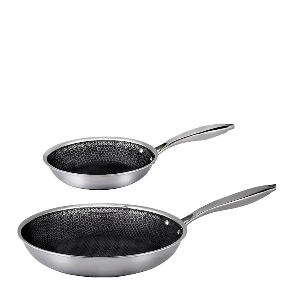 Hâws Santo hybrid stekpanna 2 delar 20+28 cm stål/svart