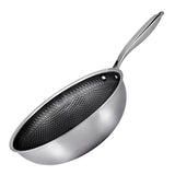 Hâws Santo hybrid wokpanna 28 cm stål/svart