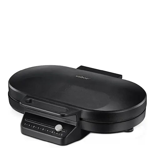 Sabor Ultimate dubbelt våffeljärn 1200W svart