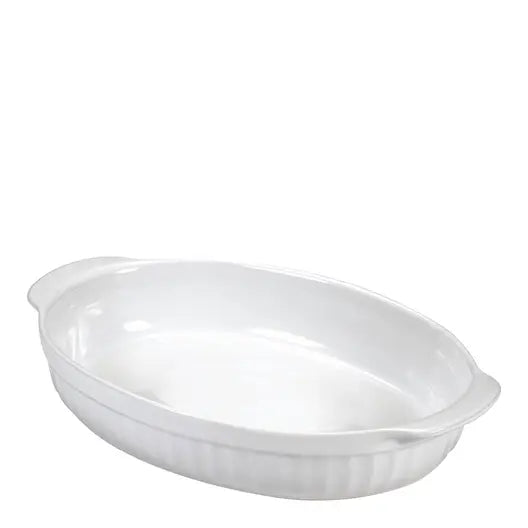 Guardini Ceramica ugnsform oval 22x14 vit