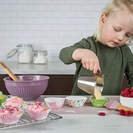 Modern House Chic Kids redskapset 3 delar ljusrosa/vit