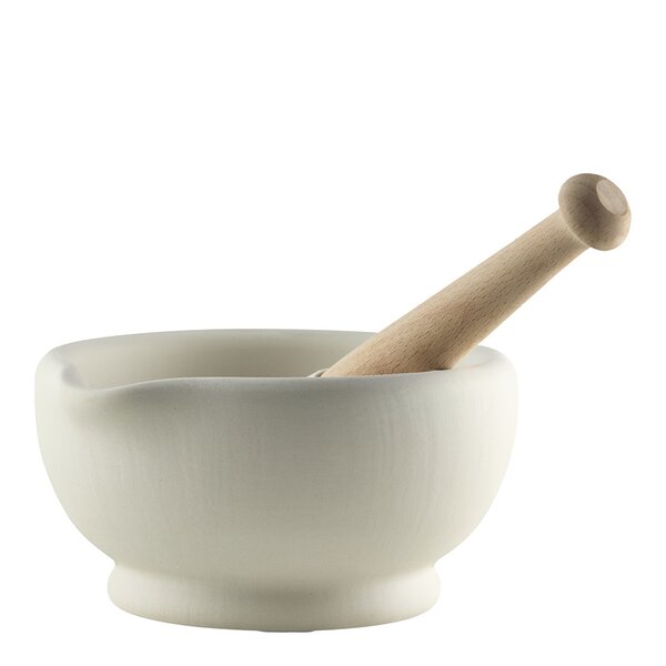 Milton Brook Mortel och stöt 15 cm vit