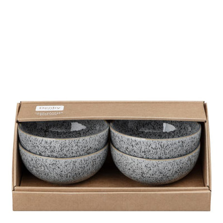Denby Studio Skål 13 cm 4-pack Grå