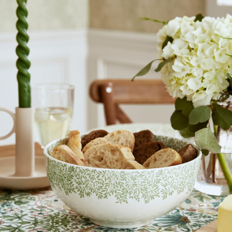 Spode Morris & Co serveringsskål 2,2 L Standen grön