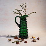 Klimchi Hobnail karaff hög 1 l dark green