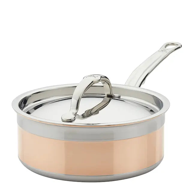 Hestan Copperbond gryta med lock 1,9 L Koppar