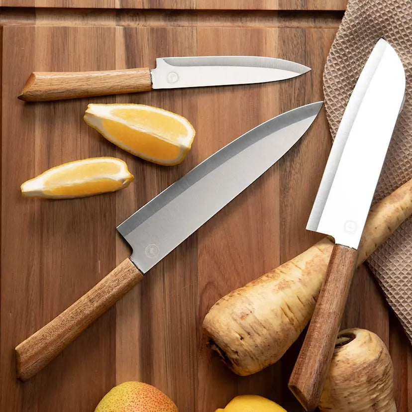 Anders Petter Concept knivset 3 delar trä