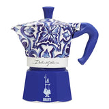 Bialetti Moka express Dolce & Gabbana 3 koppar Blå