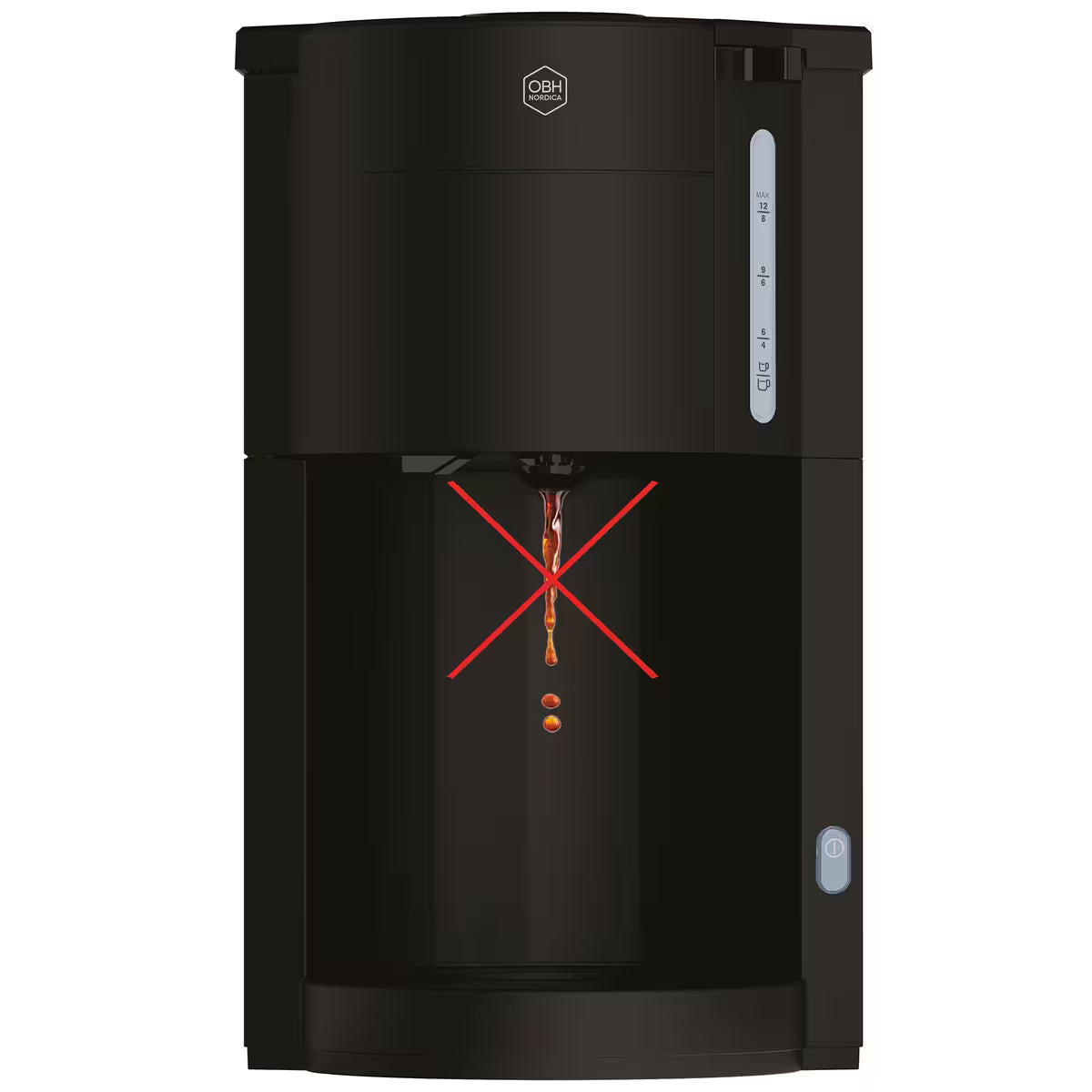 Obh Nordica Pro Aroma kaffebryggare svart