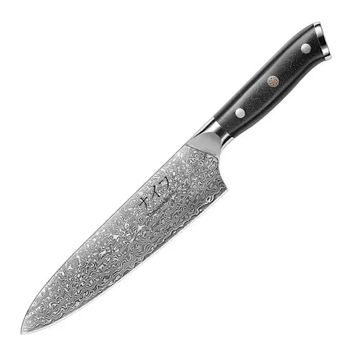 Damaskus By Haws Kockkniv 33,5 cm svart