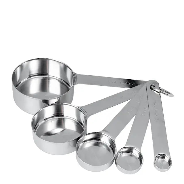 Anders Petter Steel Essential måttsats 5 delar borstat stål