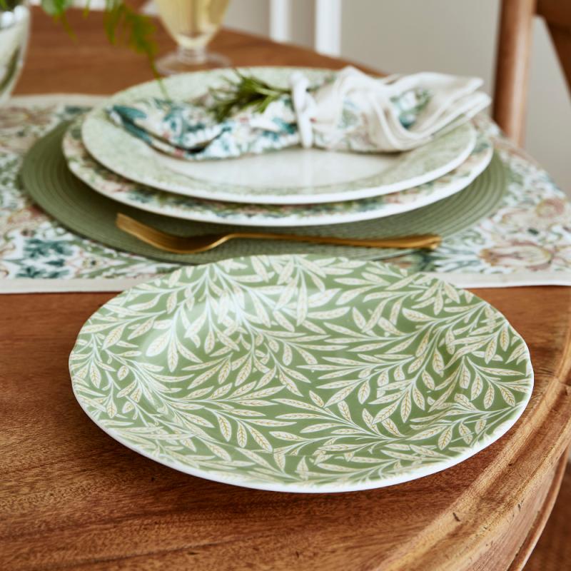 Spode Morris & Co tallrik 23 cm Willow