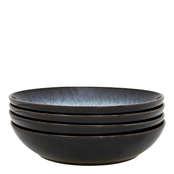 Denby Halo Pastaskål 4-pack Blå-svart