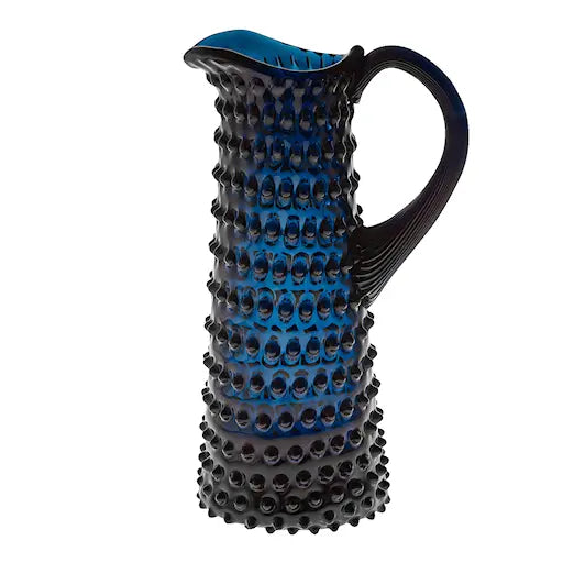 Klimchi Hobnail karaff hög 1 l royal blue