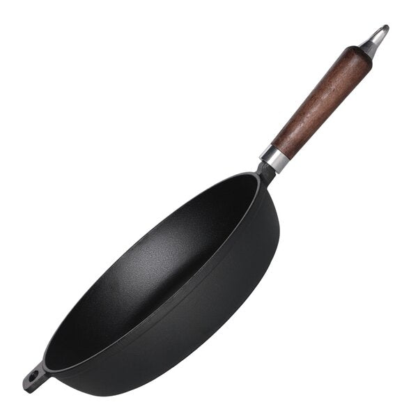 Maku Stekpanna i gjutjärn med trähandtag 28 cm